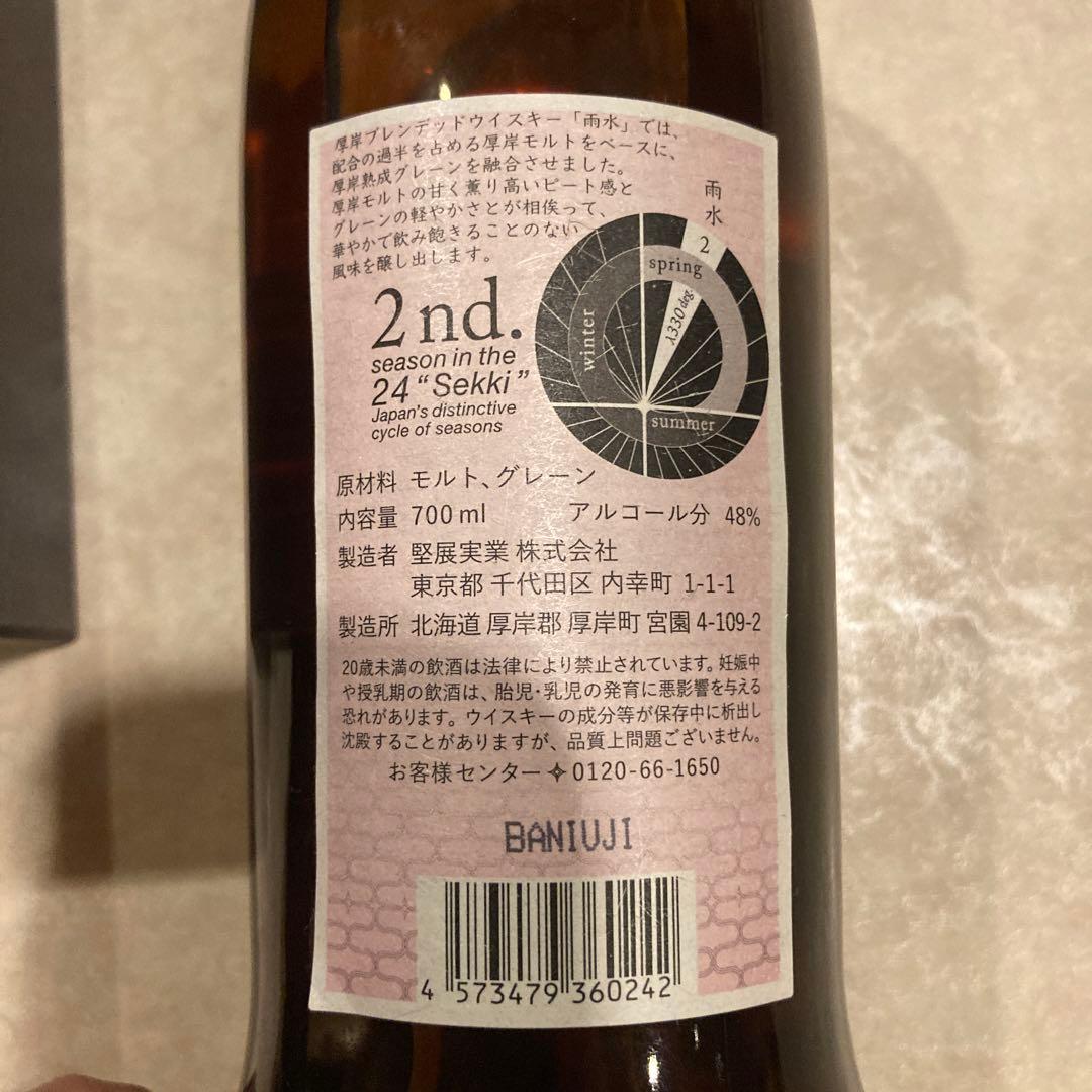 厚岸　うすい　AKKESHI Blended Whisky 2021