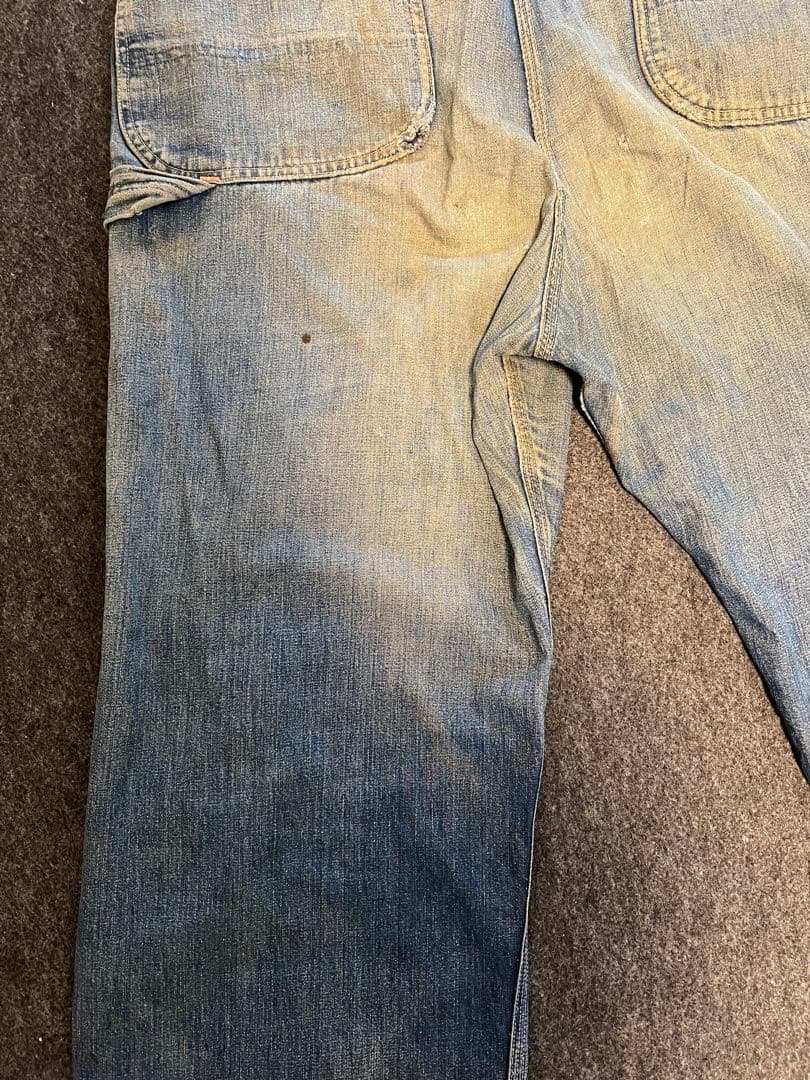 40's -50's-PAY DAY デニムオーバーオール