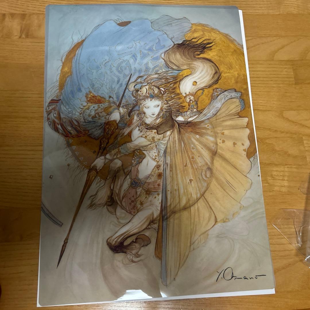 天野喜孝　クリアポスター 騎神来りぬ　a3 展示会限定