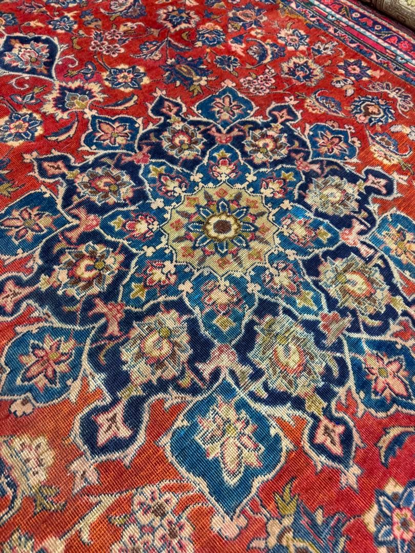 ペルシャ アンティーク 手作り マシュハド 絨毯