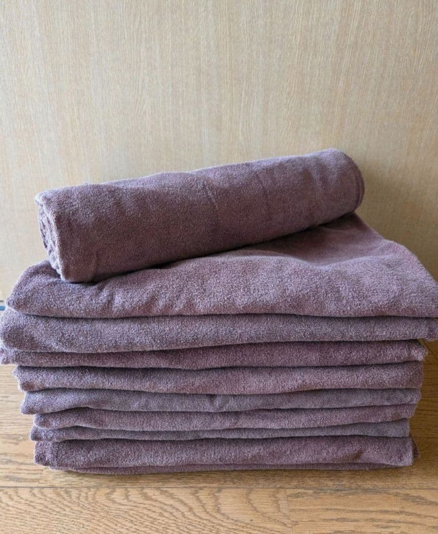 サロン用 大判タオル10枚 (ブラウン)