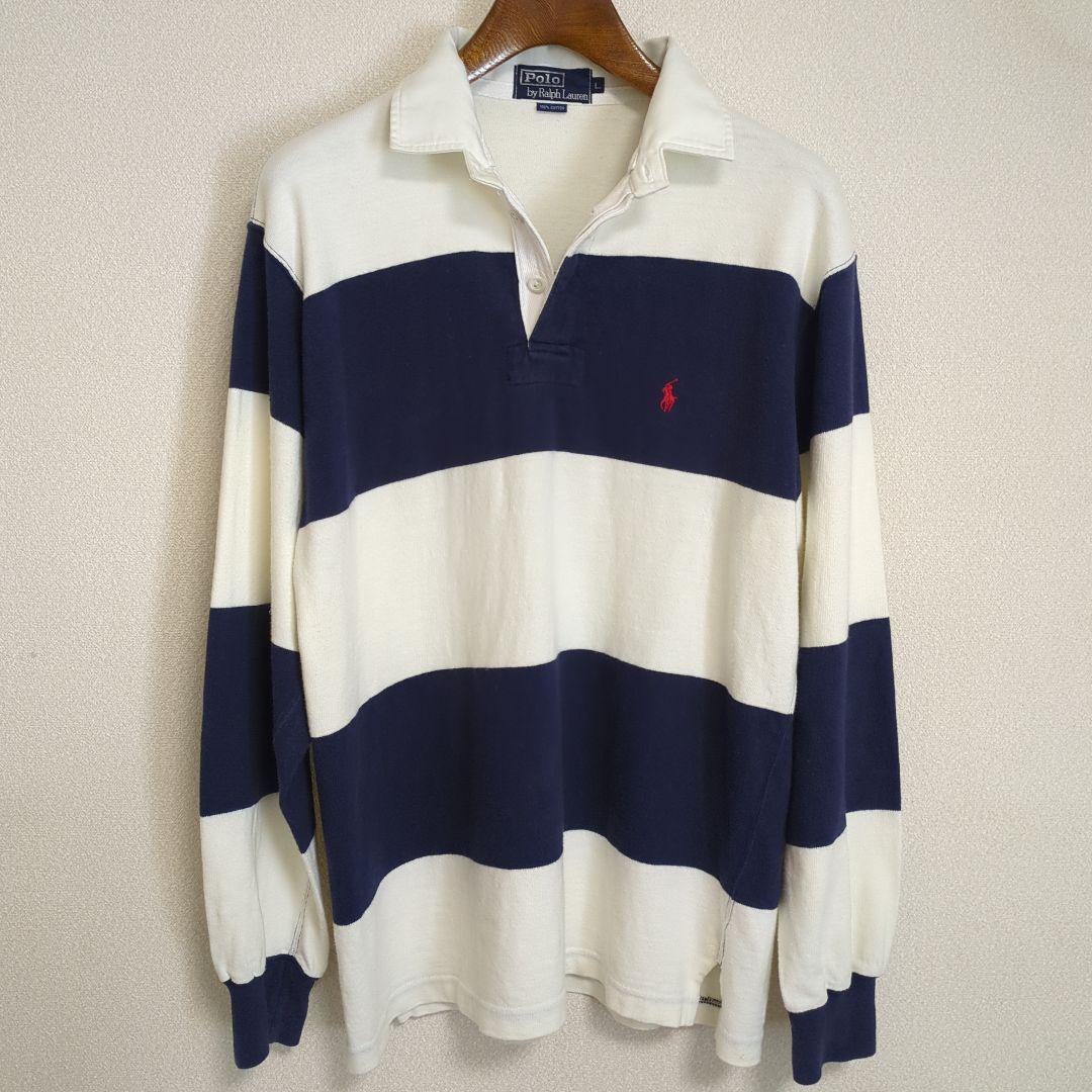 【人気色】90s Polo by Ralph Lauren ラガーシャツ