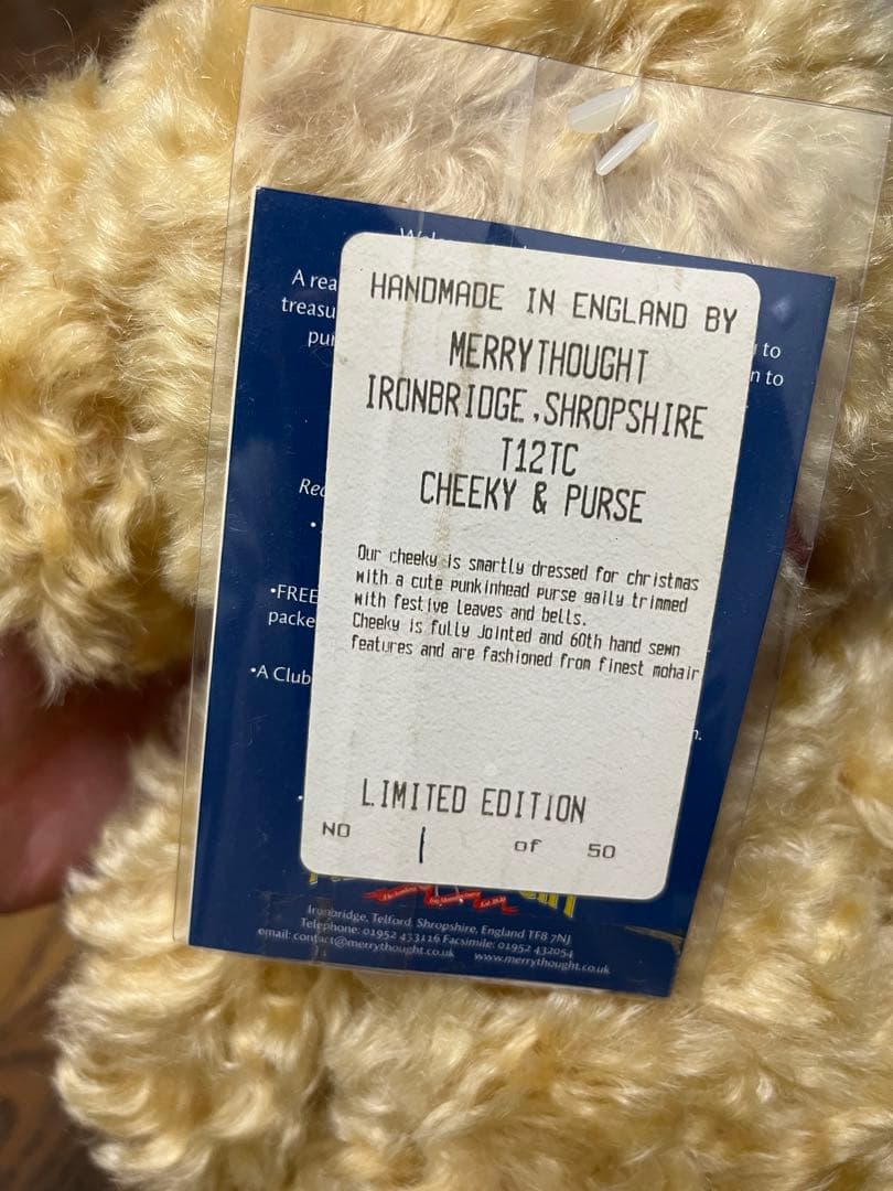 希少　メリーソート　チーキー　CHEEKY&PURSE シリアルナンバー1