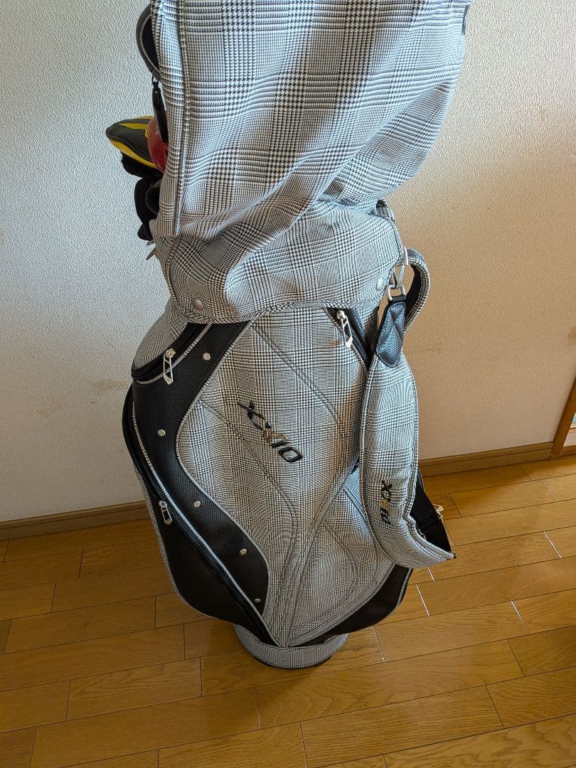 XXIO チェック柄 ゴルフバッグ