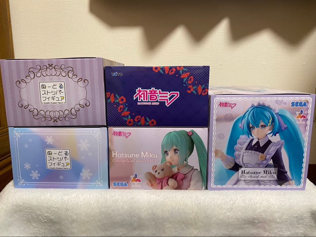 初音ミク 雪ミクなど　5体セットフィギュア