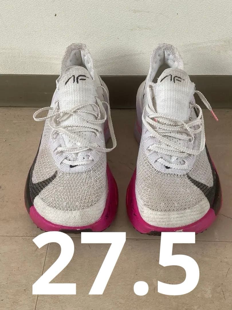 Nike アルファフライ3 27.5 ホワイト/ピンク