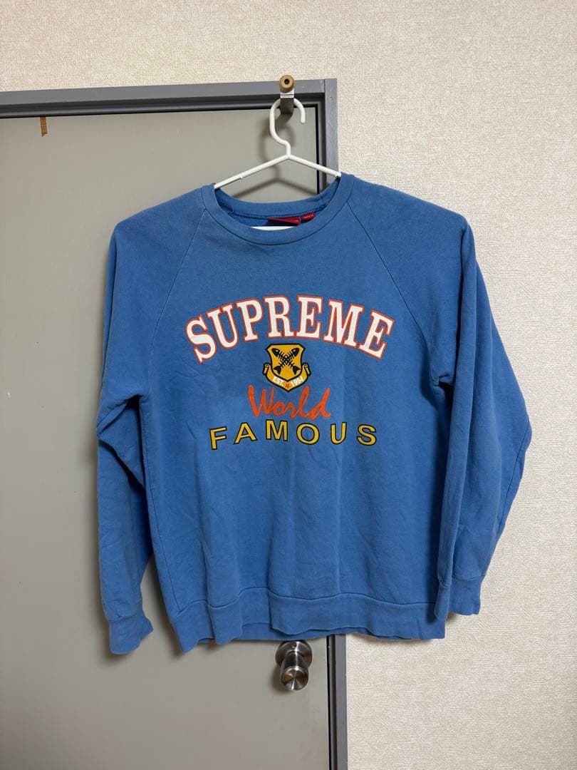 Supreme シュプリーム　World FAMOUS トレーナー　Lサイズ