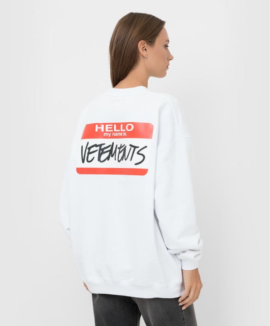 21AW VETEMENTS MY NAME IS スウェット　ヴェトモン　L