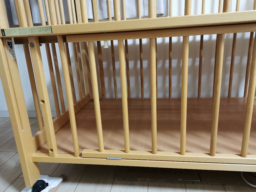 【美品】ベビーベッド　サワベビー　送料込　澤田工業　Y型ドルミール