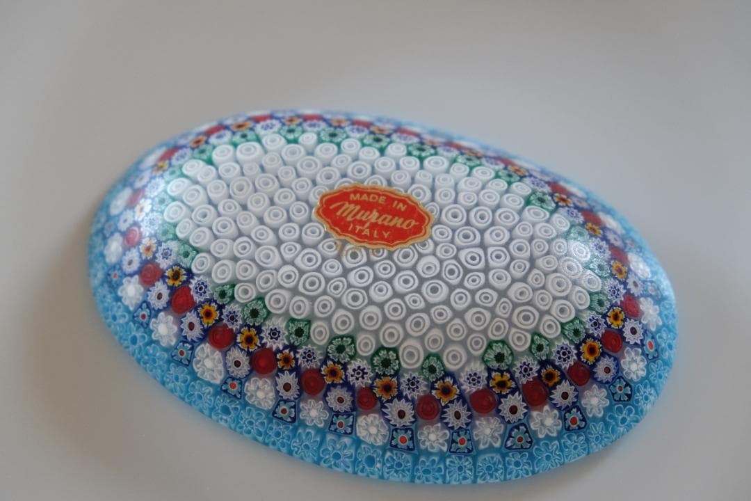 ベネチアンガラス ミルフィオリ プレート 皿 江波冨士子/黒木国昭/藤田喬平