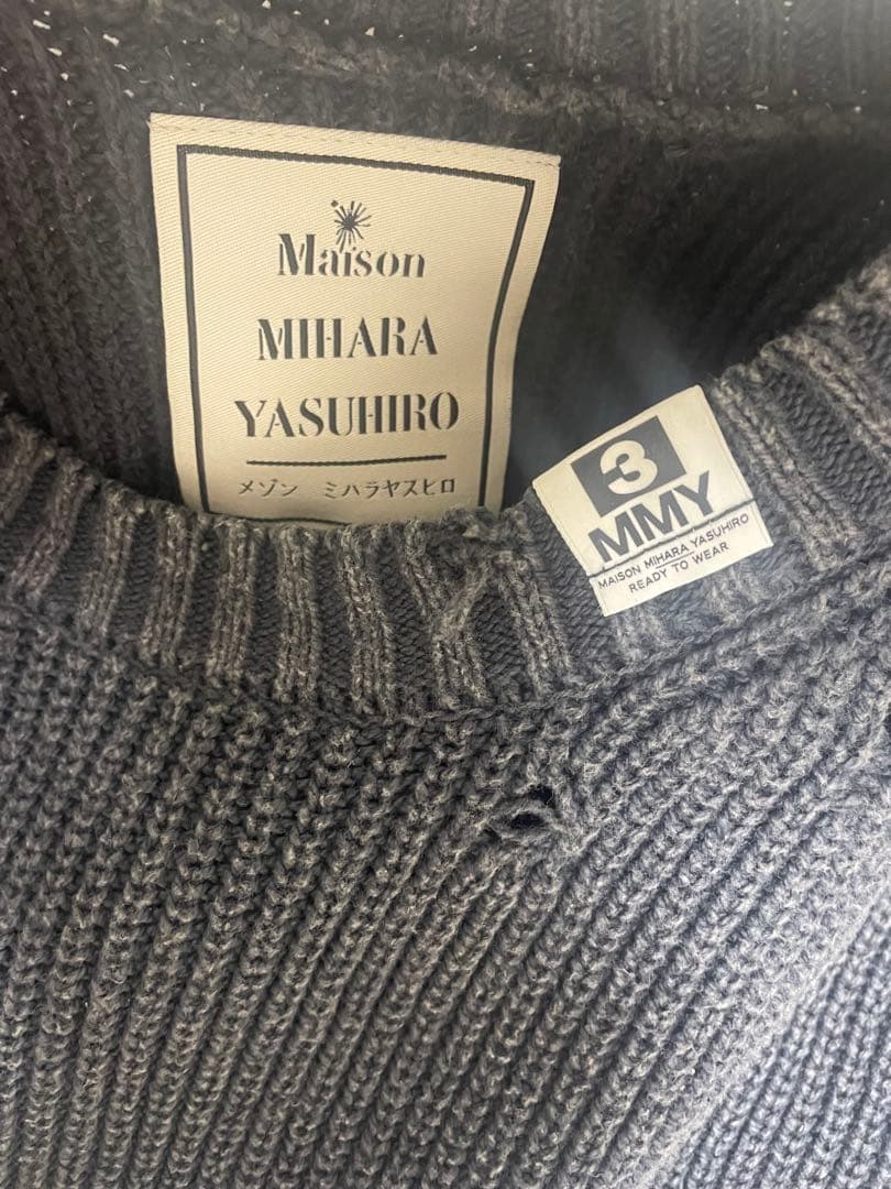 Maison Mihara Yasuhiro ダメージ デストロイ ニット