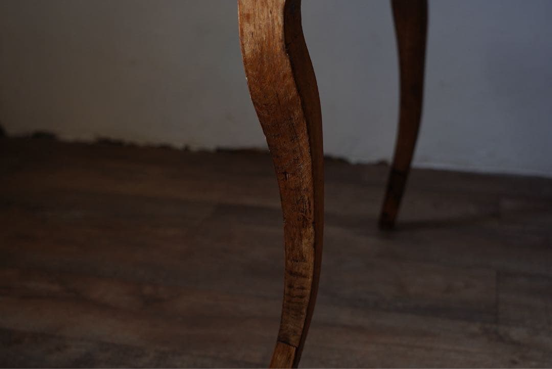 アンティーク　フランス　テーブル　ダイニングテーブル　オーク　什器　古木