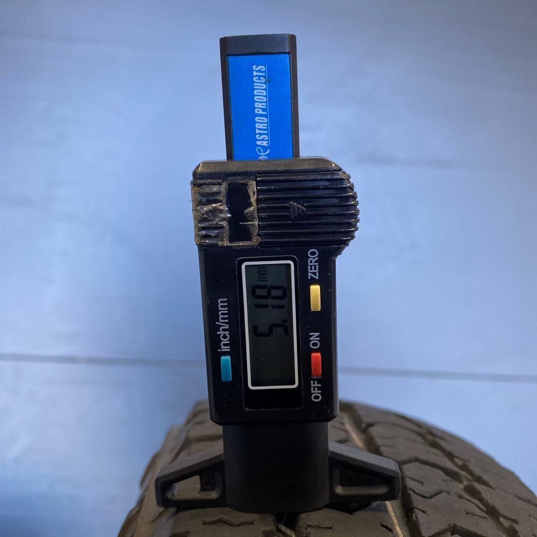 中古溝ありマッドスタータイヤホイールセット145/80R12LT 軽バン、軽トラ