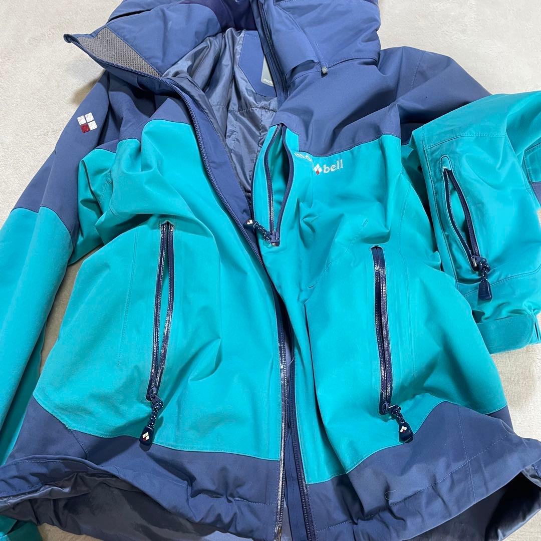 モンベル　スキーウェア　中綿ジャケット　マウンテンパーカー　2way M