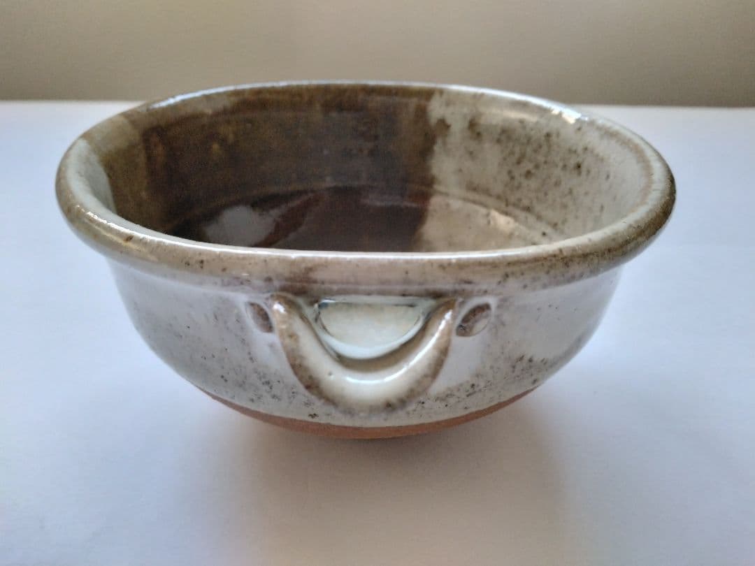 朝鮮唐津 片口　13代太郎右衛門　掛け分け　素晴らしい景色　料理鉢