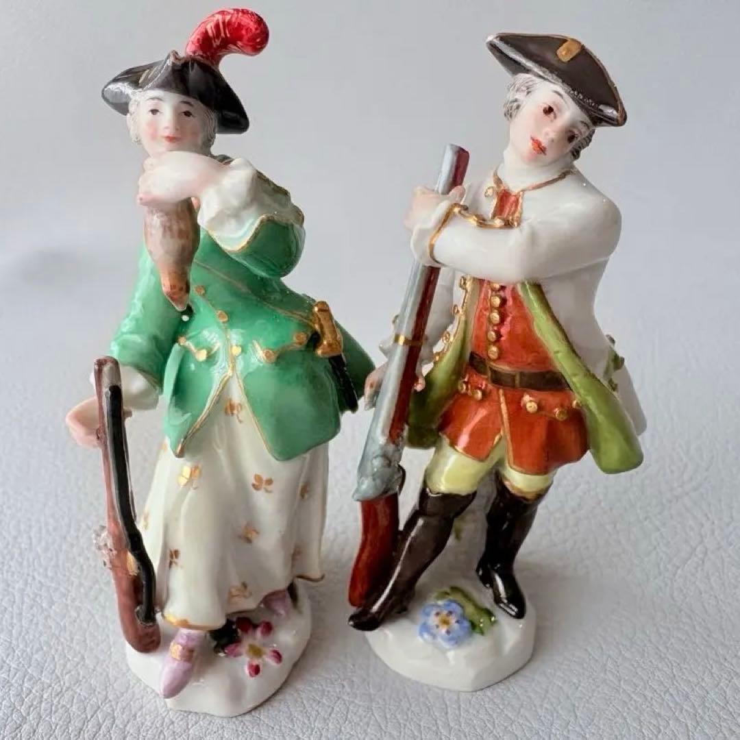 マイセン　フィギュリン　2点セット