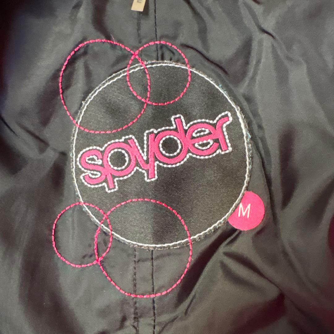 Spyder スキーウェア　白　ピンク 　Mサイズ　水玉　可愛い