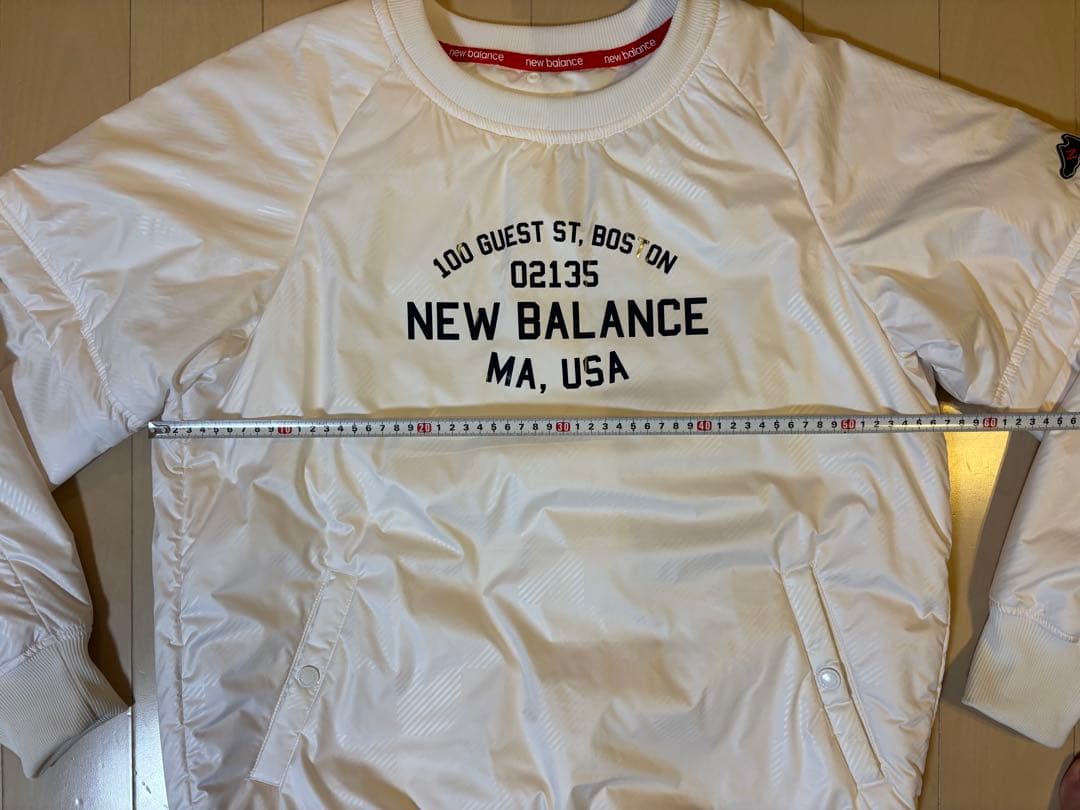 ★週末限定値下★ニューバランスゴルフ 2way 中綿 スニード ジャケ白サイズ6