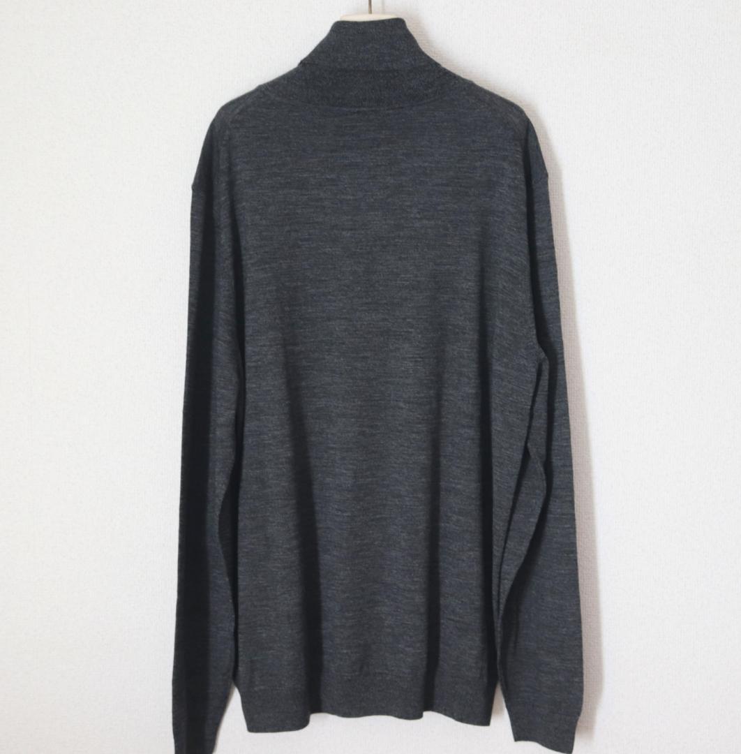 新品【HUGO BOSS ボス】毛100％ タートルネック ニットセーター 3L