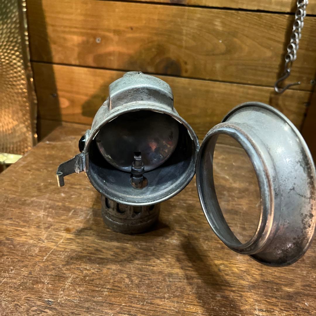 アンティーク　カーバイトランプ