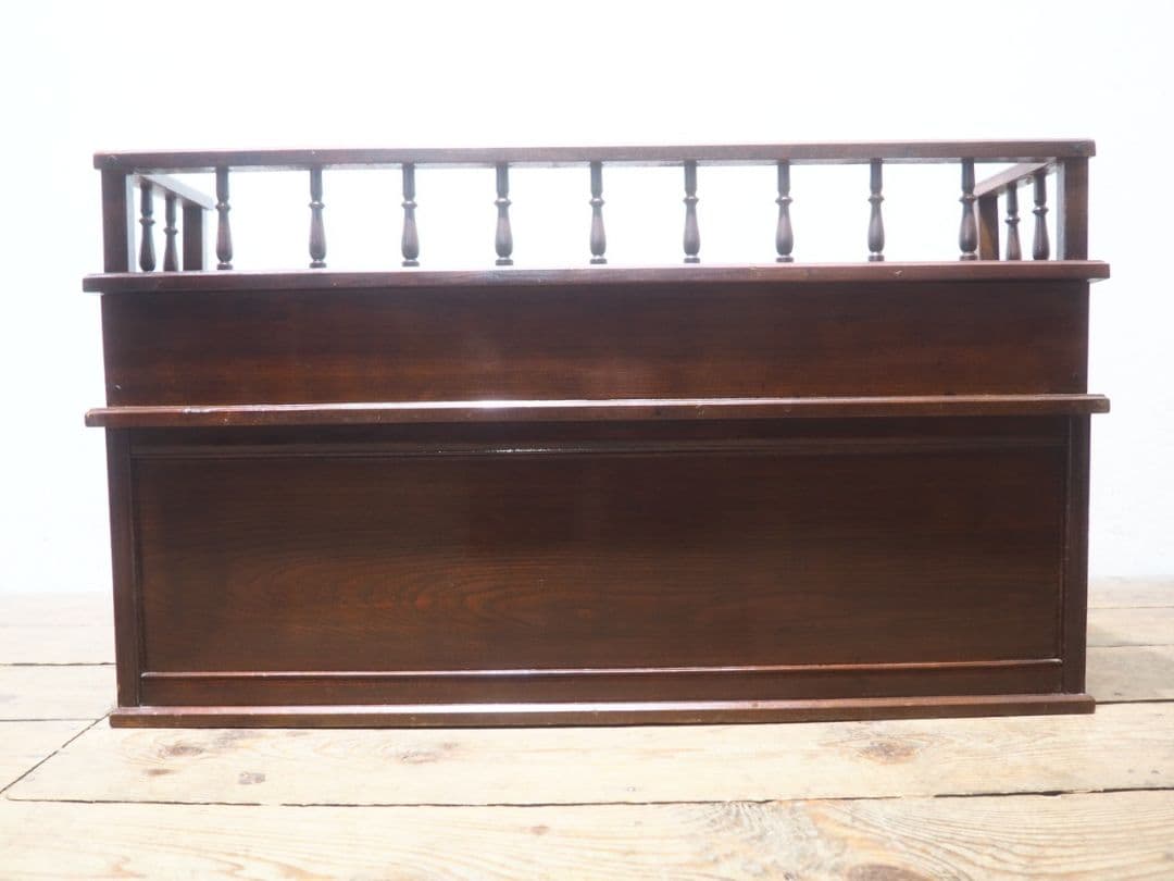 1283 アンティーク　帳場机　文机　ローテーブル　ライティングデスク　レトロ