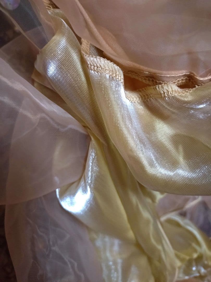 ベリーダンス衣装 ベージュ ブラック アーム付