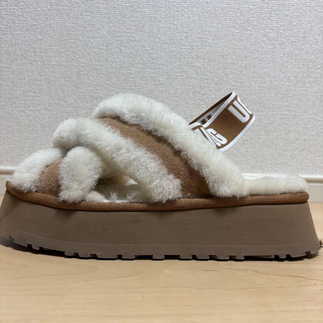 【美品】UGG アグW DISCO CROSS SLIDE サンダル 23cm