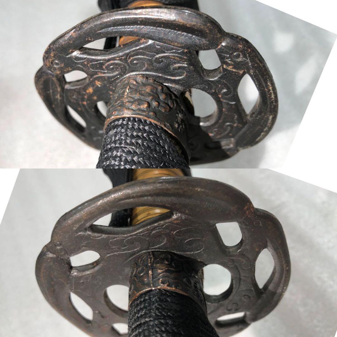 藤巻鞘 模造刀 打刀 脇差 2点セット 鞘付き長さ68/102cm 26A13