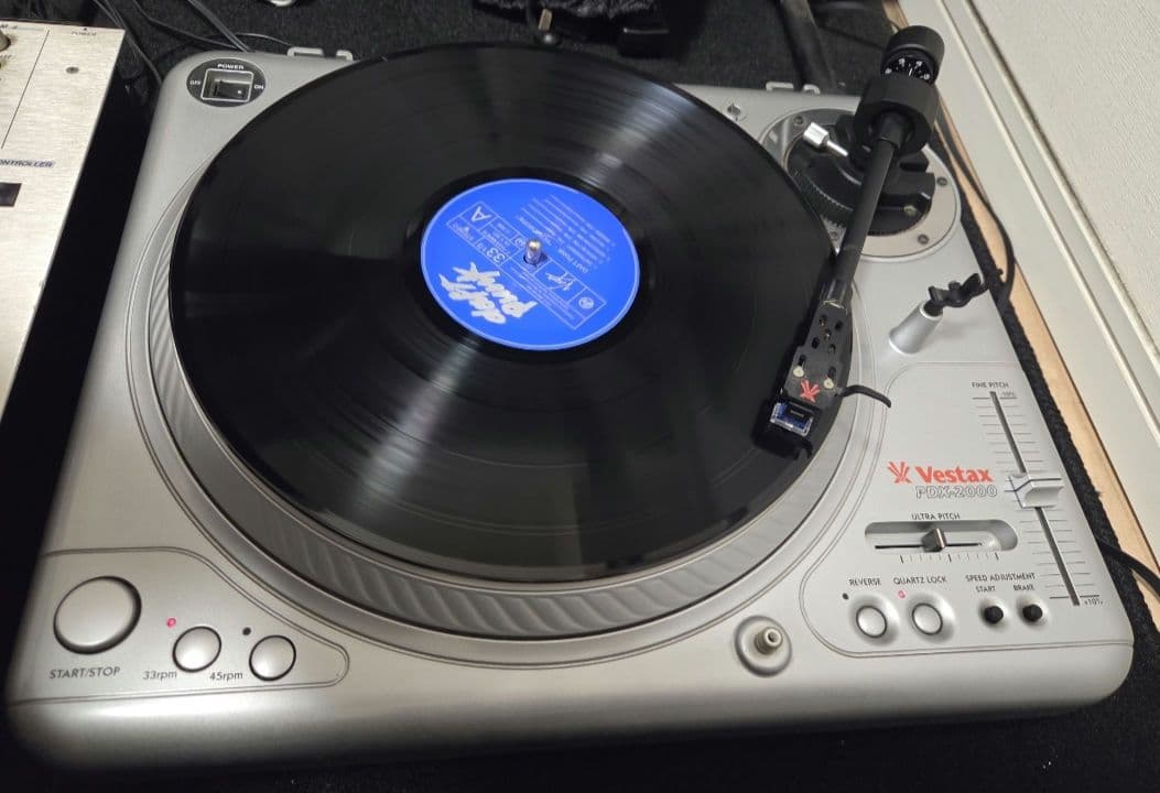 [動作品 簡易メンテ済]Vestaxターンテーブルミキサーセット 針ほぼ未使用