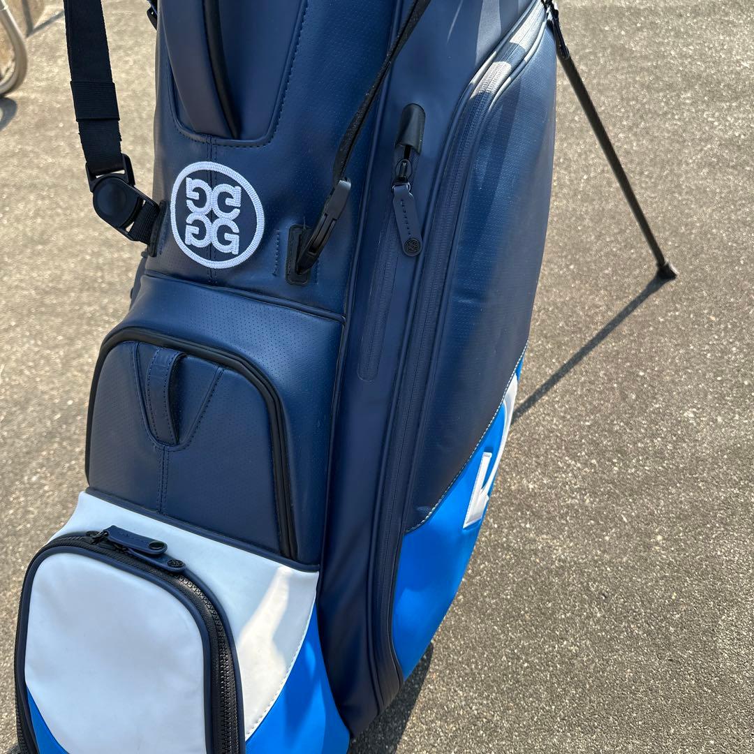 f*0様 Vessel ジーフォア　コラボ　ゴルフバッグ スタンド付き 青黒　G