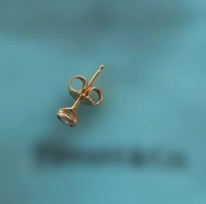 Tiffany バイザヤード ピアス K18YG 　片耳