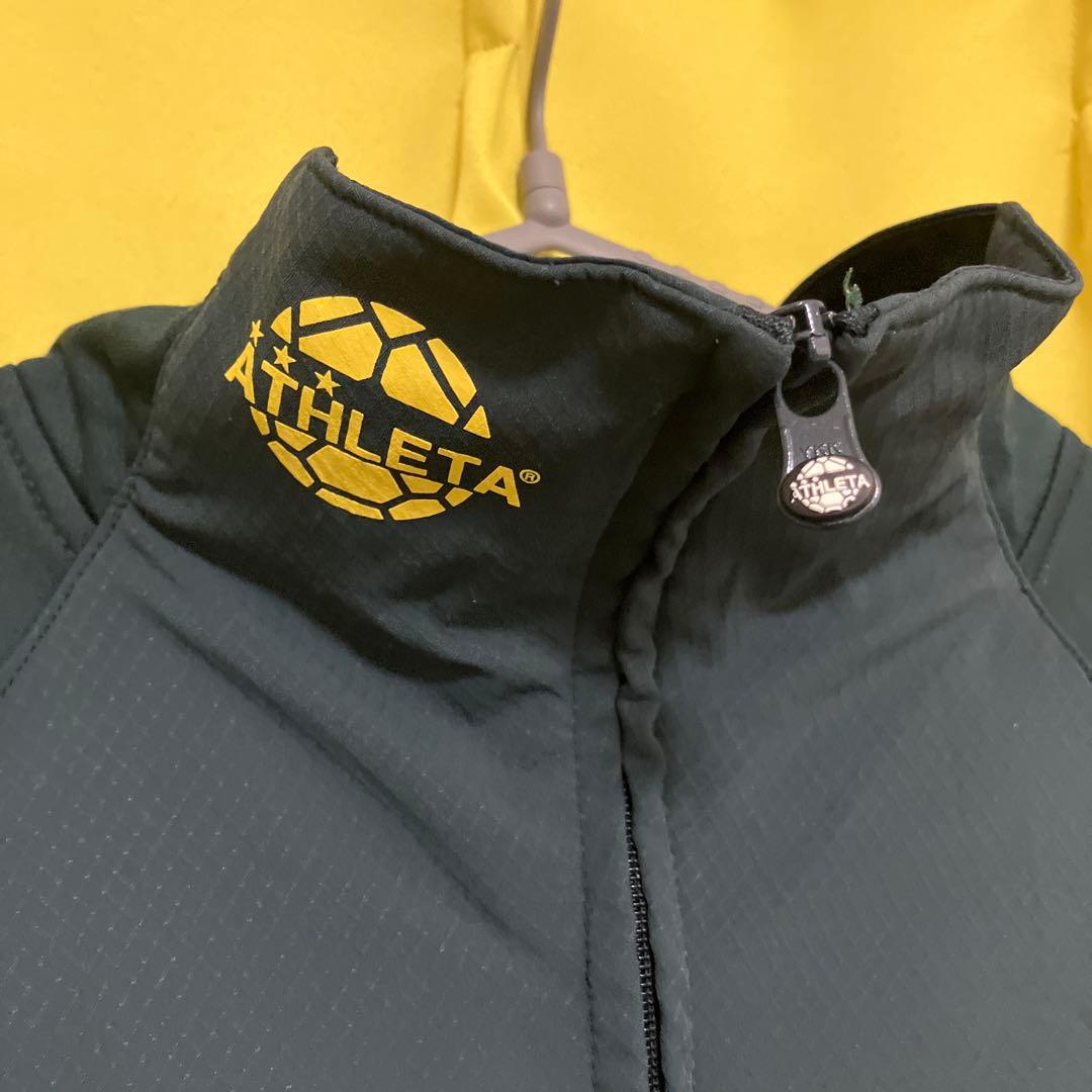 アスレタ ATHLETA ダークグリーン フルジップジャケット 上下
