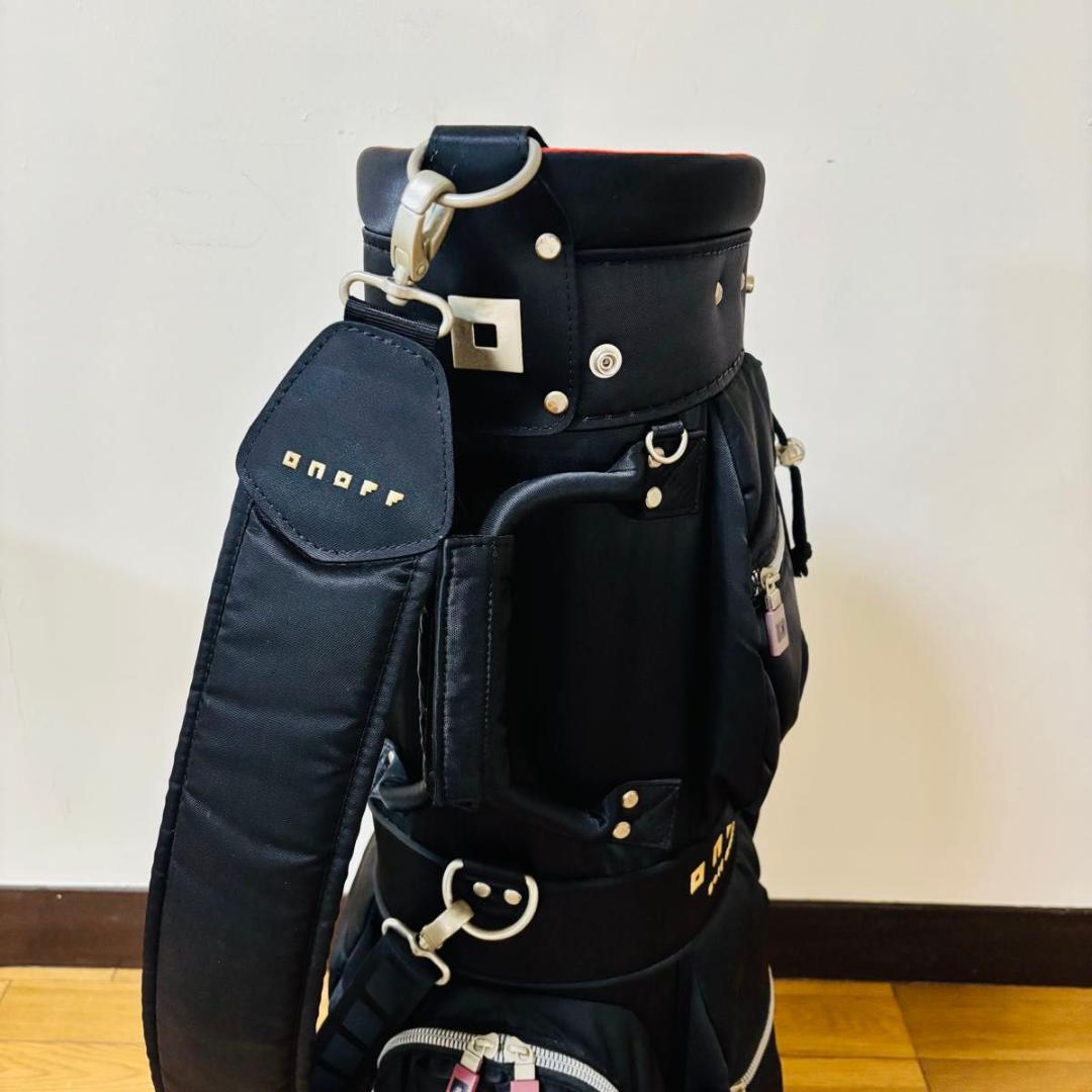 【美品】　ONOFF キャディバッグ　ゴルフバッグ送料込み