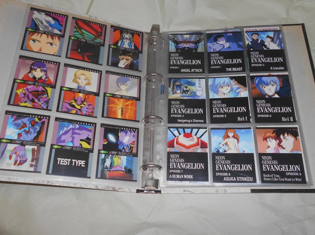 d*9様 エヴァ　トレカ　カード　まとめ　バインダー入り　ノーマルのみ　1集　版