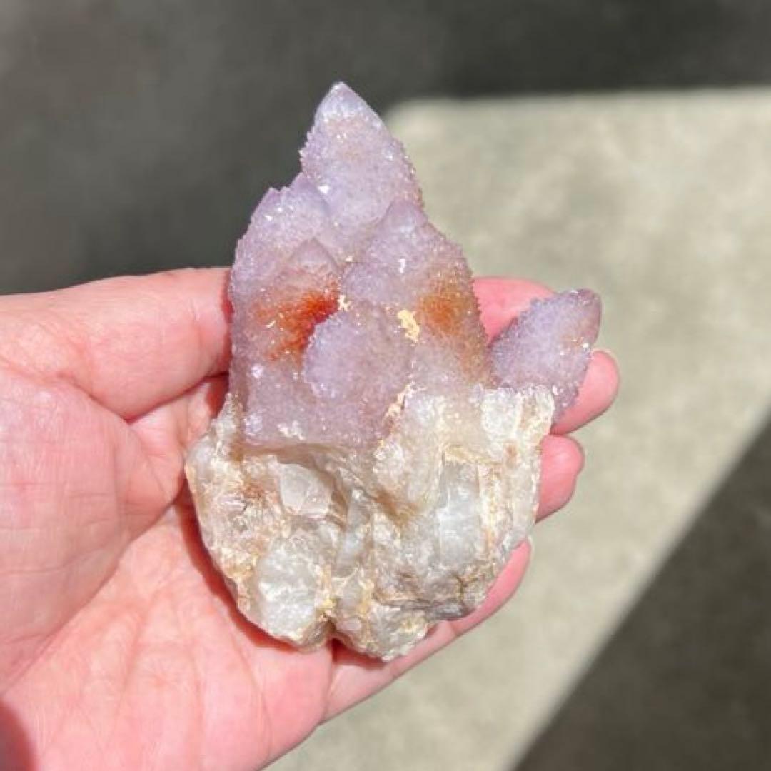 スピリットクォーツ　カクタスクォーツ　サボテン水晶　アメジスト　220g