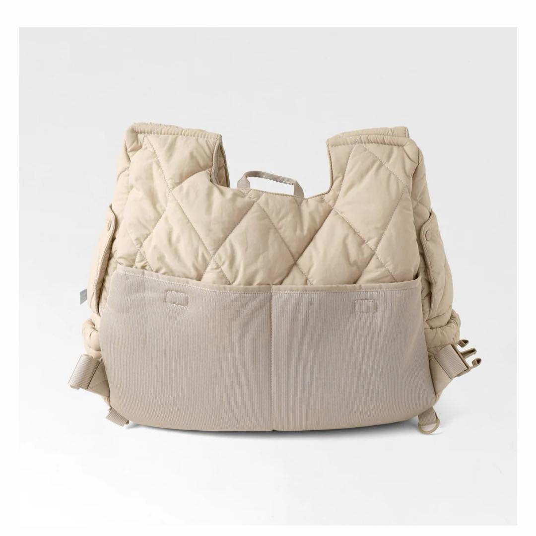 moncheri モンシェリ　キルティングメッシュ付きフロントリュック　M