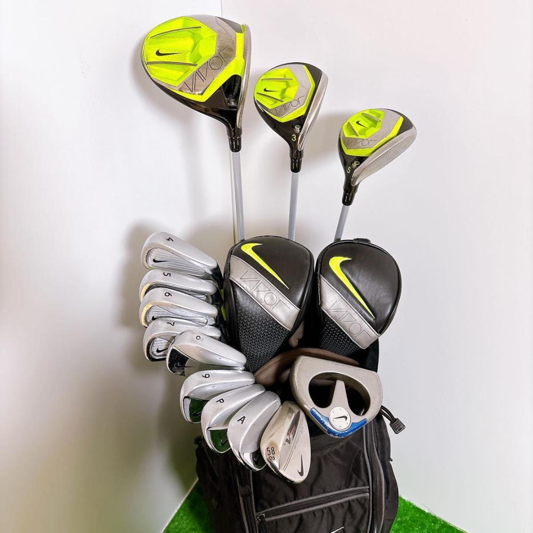 良品 NIKE VAPOR メンズ　ゴルフ 13本　セット 初心者