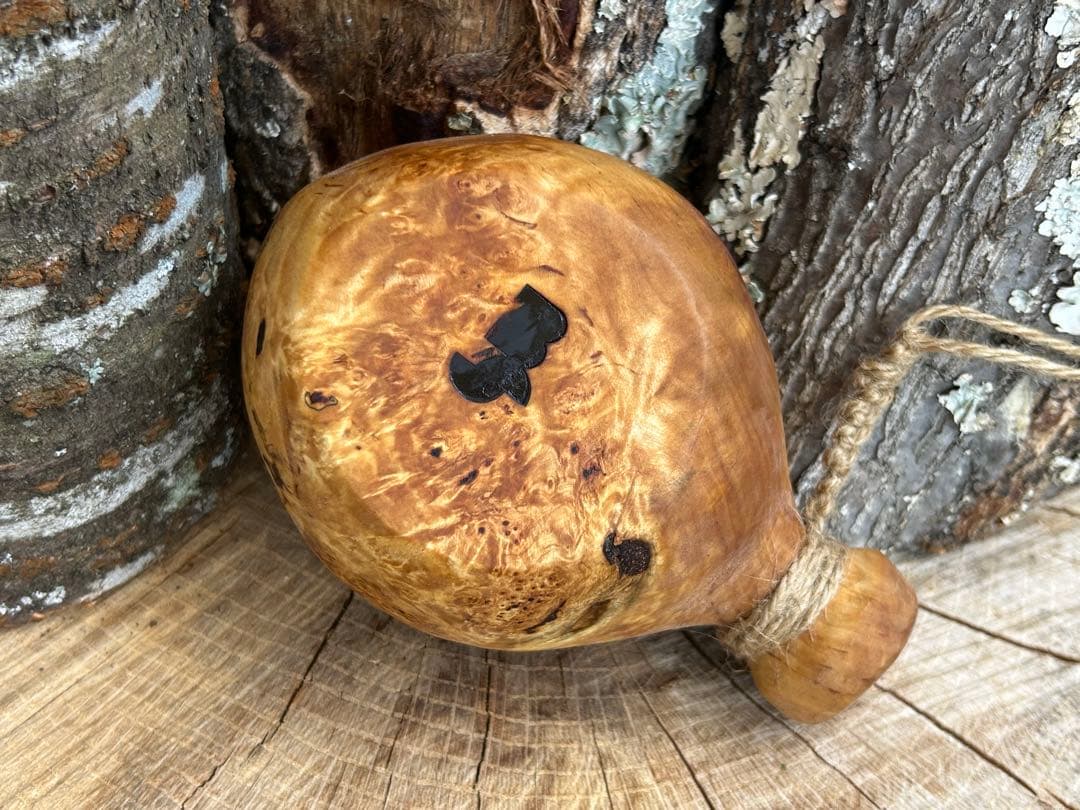 suns wood サンズウッド　手彫り　白樺　コブ　瘤　ククサ　ソロキャン野営