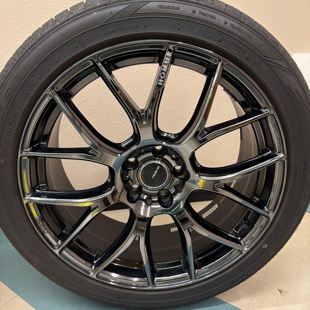 RAYS ホムラ2×7AG 20インチ ブラッククロームコーティング 4本