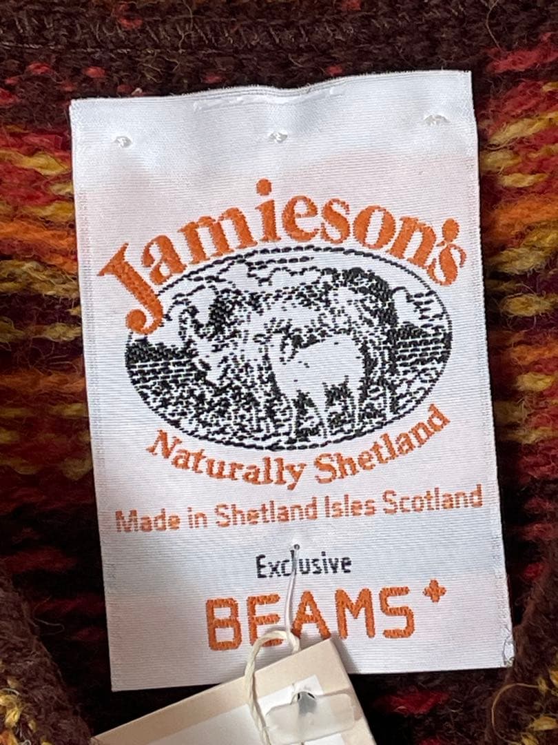 JAMIESON'S 別注フェアアイルニットベスト BEAMS PLUS