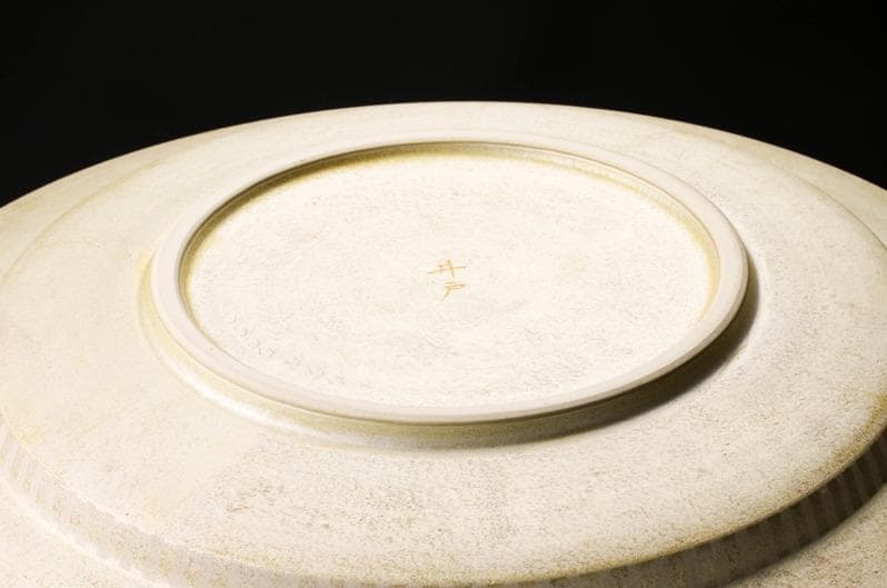 神品　井戸川豊 　大皿　50cm　大作　共箱