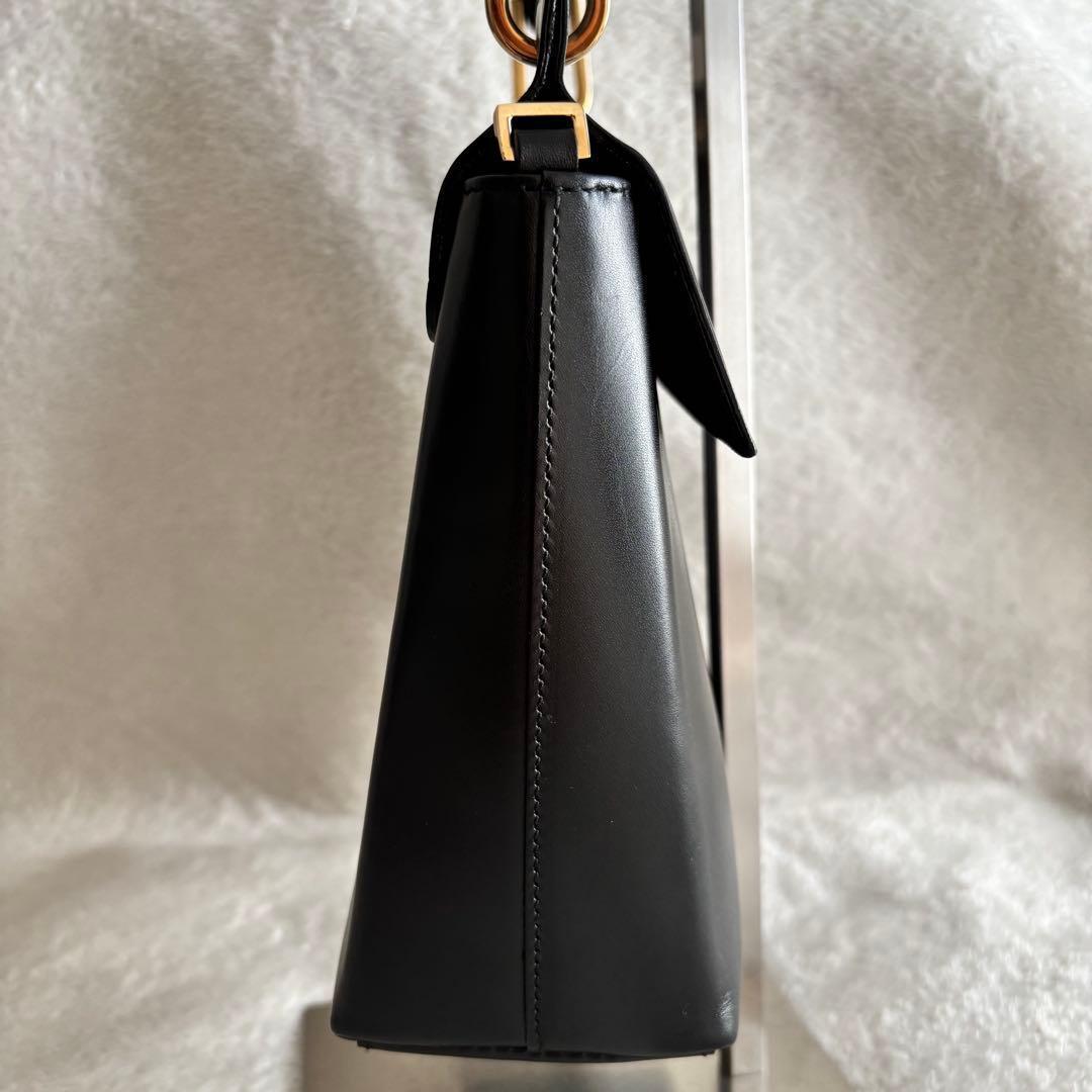 ✨美品✨ GUCCI グッチ バンブー ハンドバッグ レザー 本革 ブラック 黒