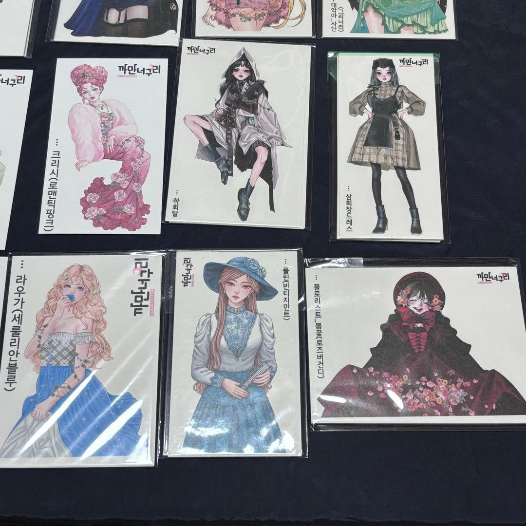 バラ売り可★【BU52海外ステッカー】黒いたぬき様　女の子　人物ステッカー