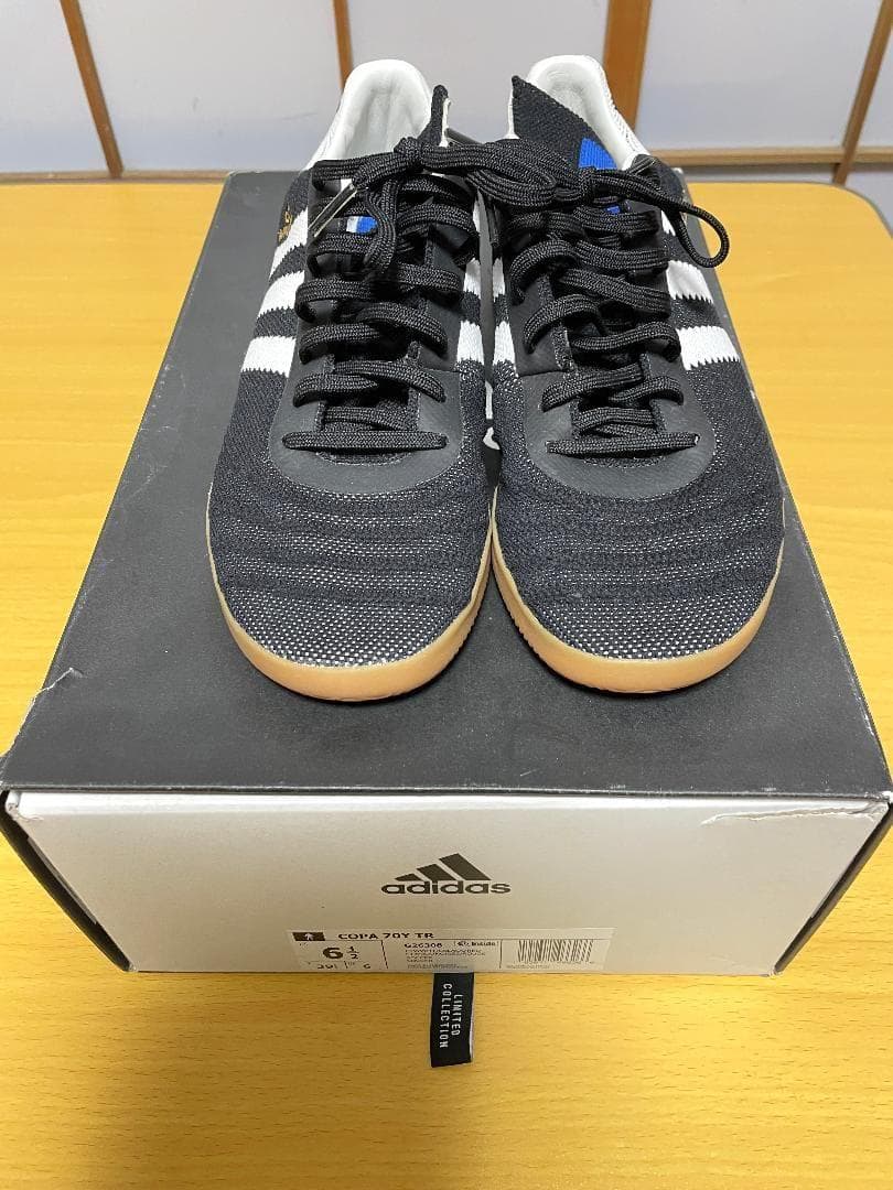 アディダス コパムンディアル 70Y TR 日本24.5 未使用箱付き ブラック