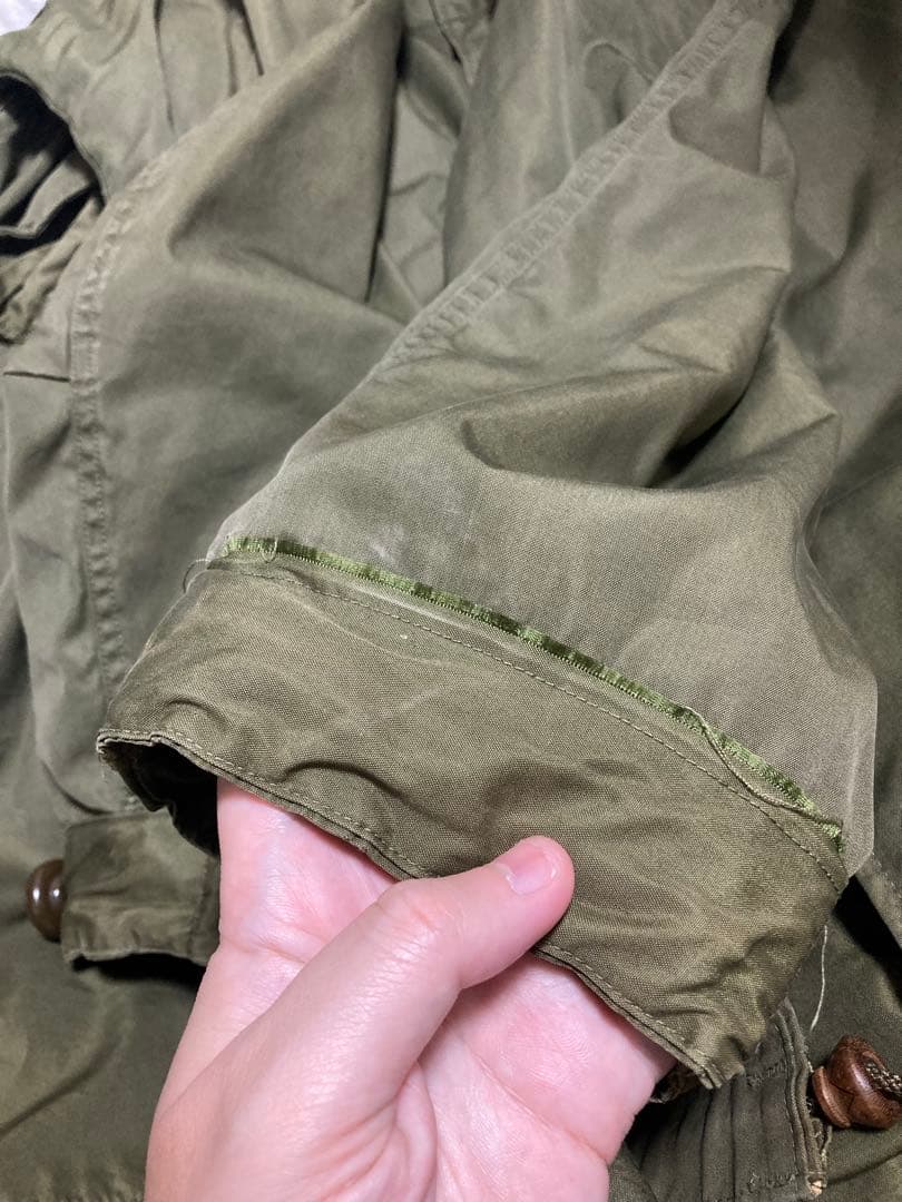 実物　M-51 モッズコート フィッシュテールパーカー アルミジップ