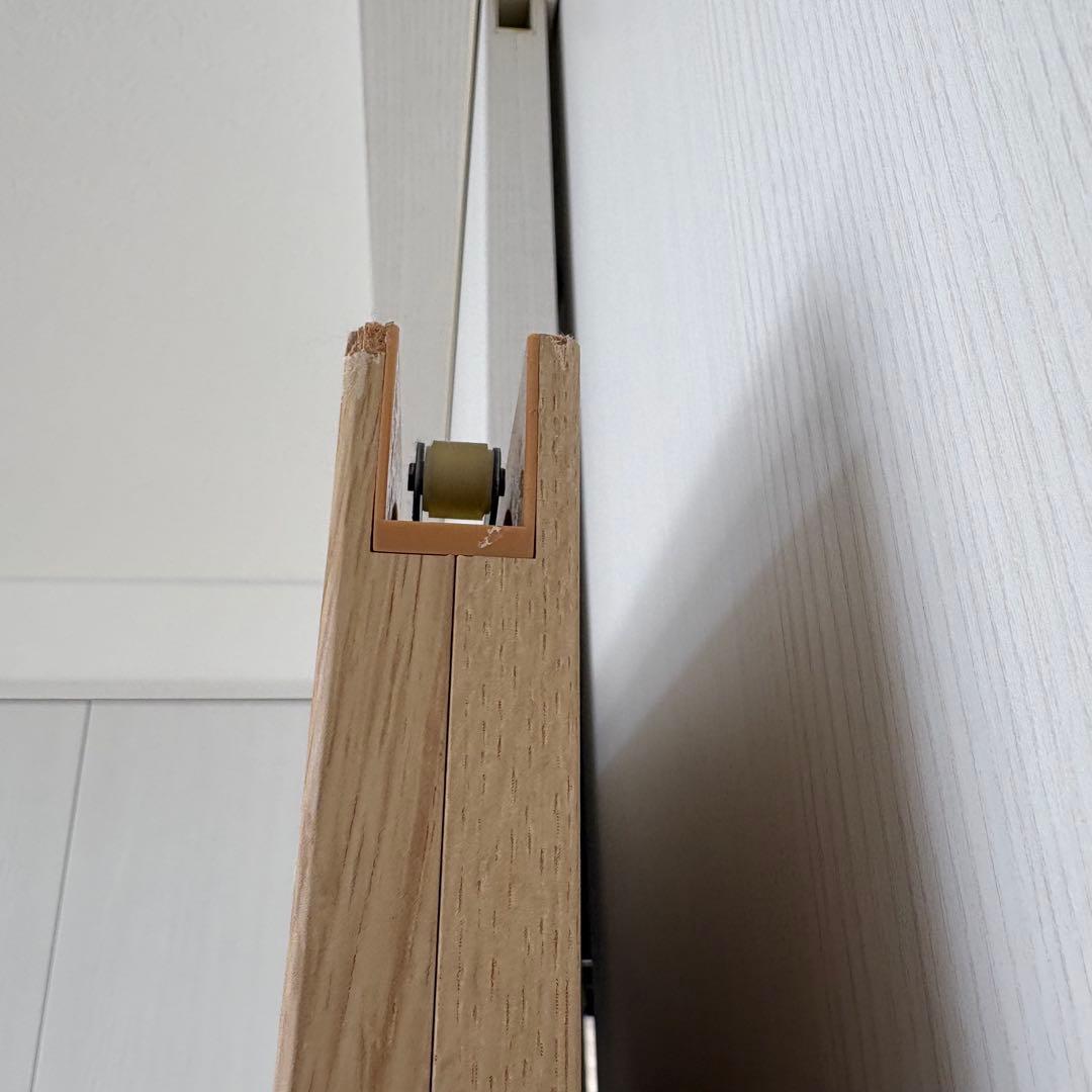 *木製ドア パネル 猫用出入り口付き DIY素材　ペット用出入口付きドア