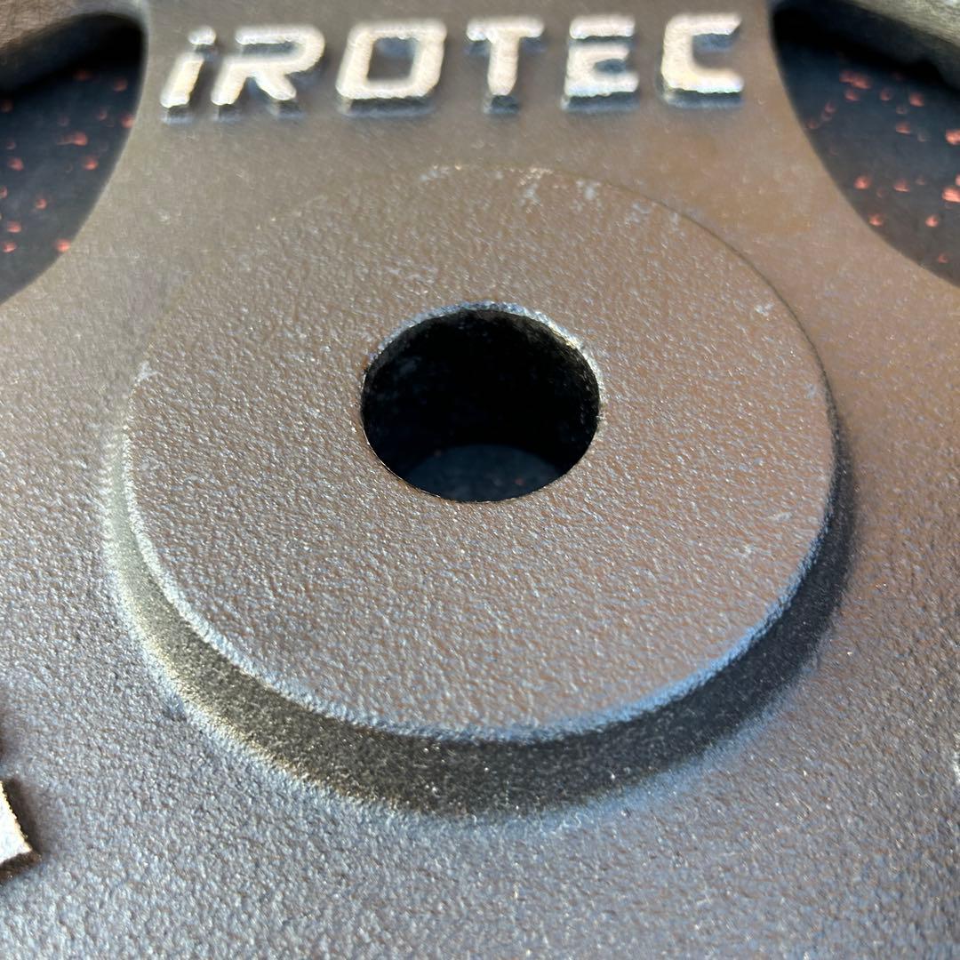 【美品】iROTEC アイロテック 28mmアイアンプレート 10kg×2枚