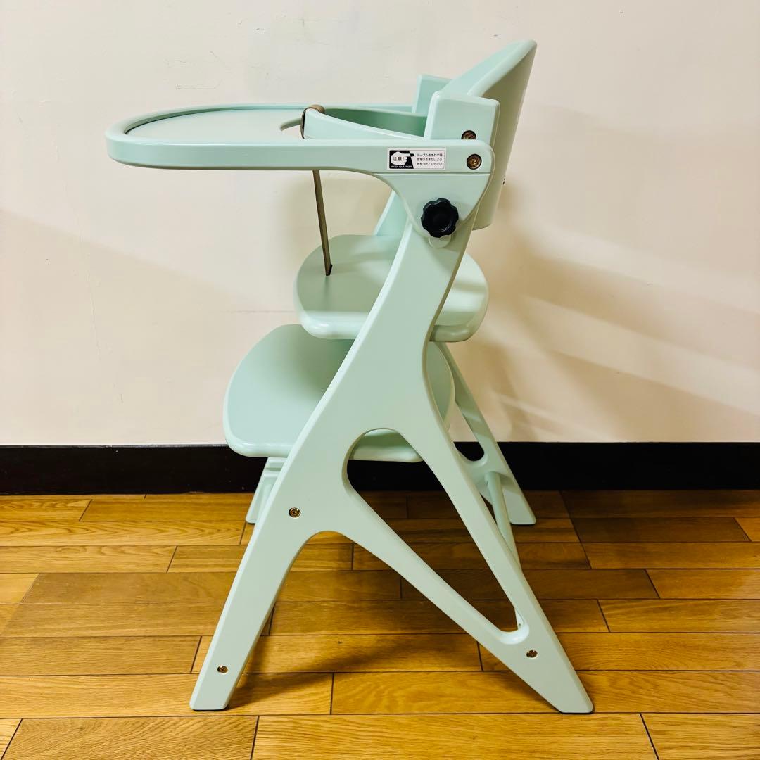 【美品】大和屋 yamatoya アッフルチェア ハーブグリーン 説明書付き