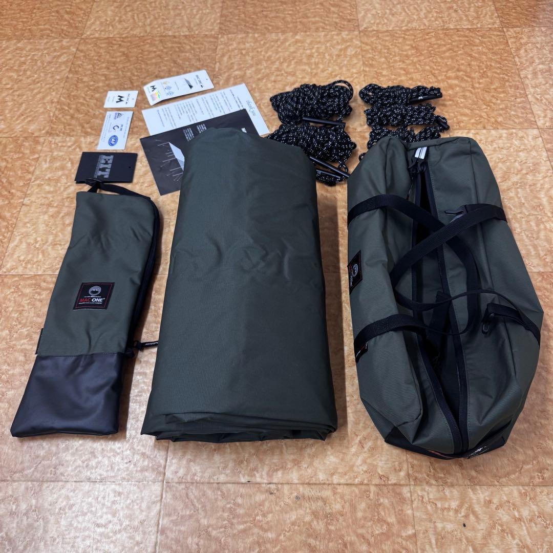 ★お値下げ！超美品！MacOne マックワン　レクタタープ　アームドグリーン L