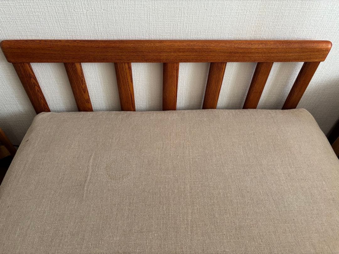 リセノ　あぐらソファ　1.5人掛け　ビンテージレッド　定価13.3万　ACTUS